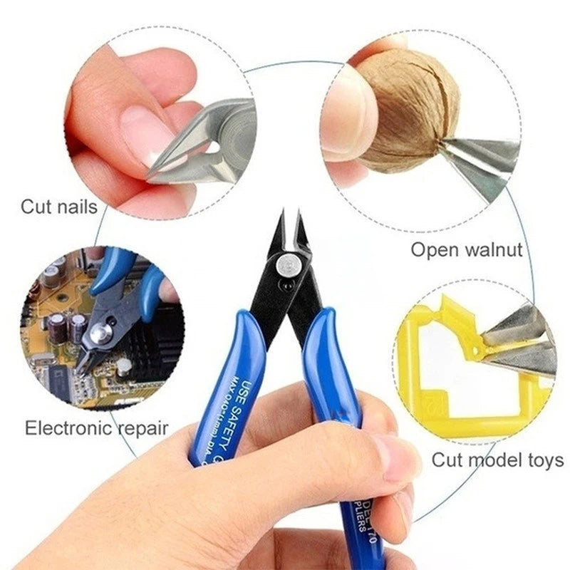 Diagonal Pliers Carbon Steel Pliers Electrical Wire Cable Cutters Cutting Side Snips Flush Pliers Nipper Hand Tools Oasis Select