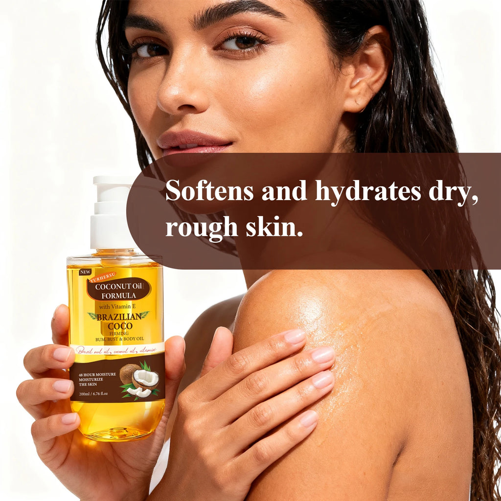 Organic Coconut Oil Body Cream – Deep Moisturizing, 200ml Body Moisturizer Cream Oasis Select