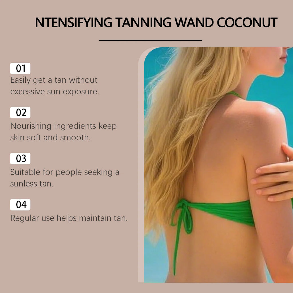 Coconut Self-Tanning Stick – Sun-Free Bronze Glow | 30g Self-Tanning Stick Oasis Select