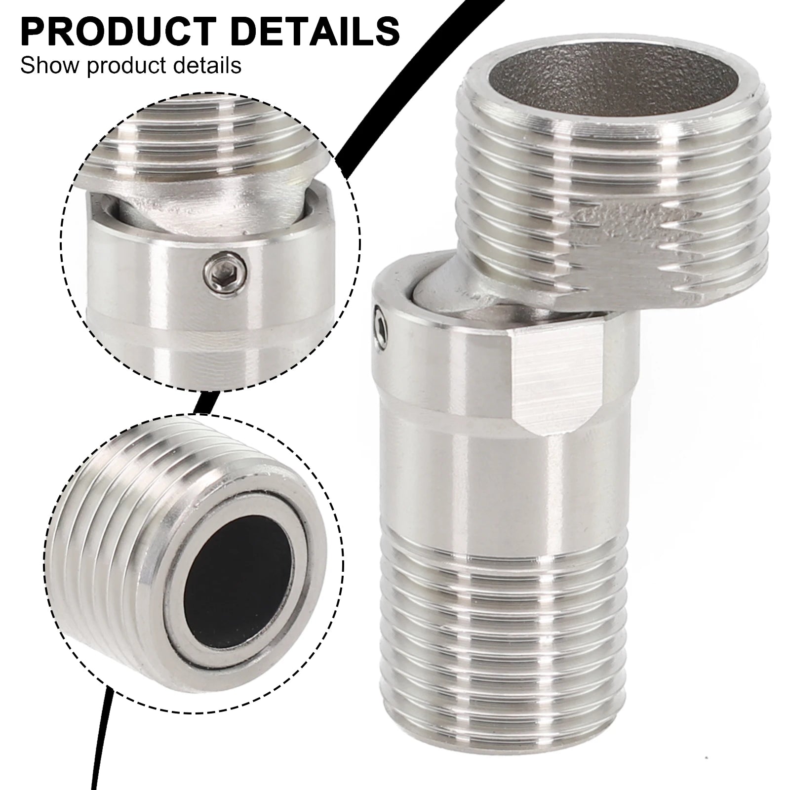 360° Rotatable Wall Mounted Shower Faucet Adapter | Angled Shower Faucet Adapter Oasis Select