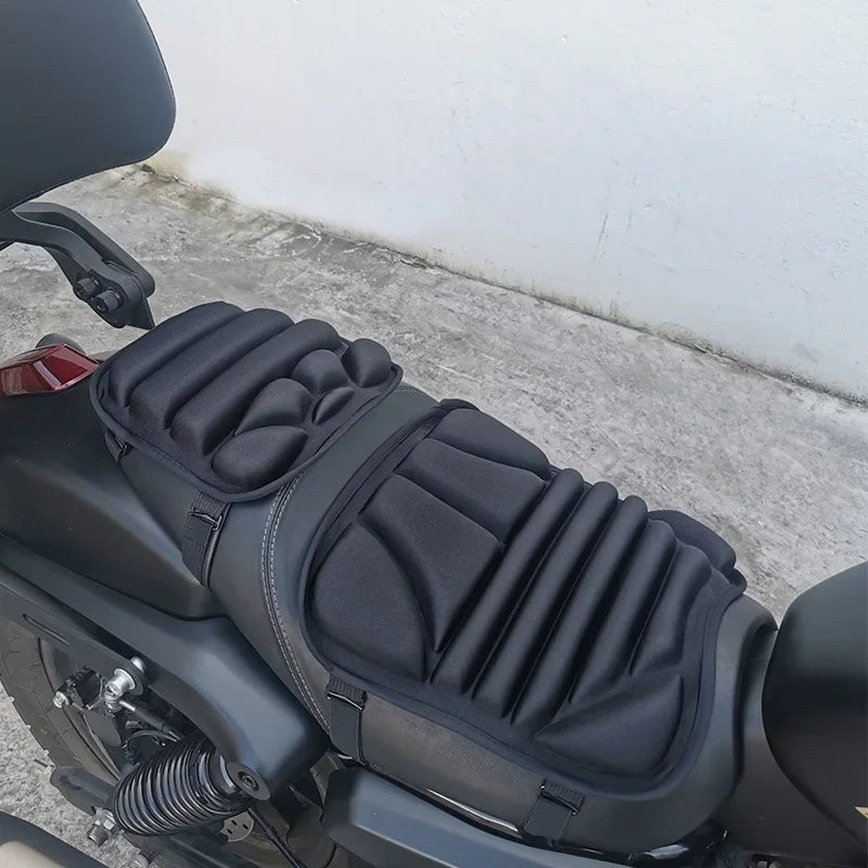 2 Pack Motorcycle Seat Pad 3D Comfort Gel Cushion Seat Breathable Universal Shock Absorbing Seat Cover for Advanced Mountain Oasis Select