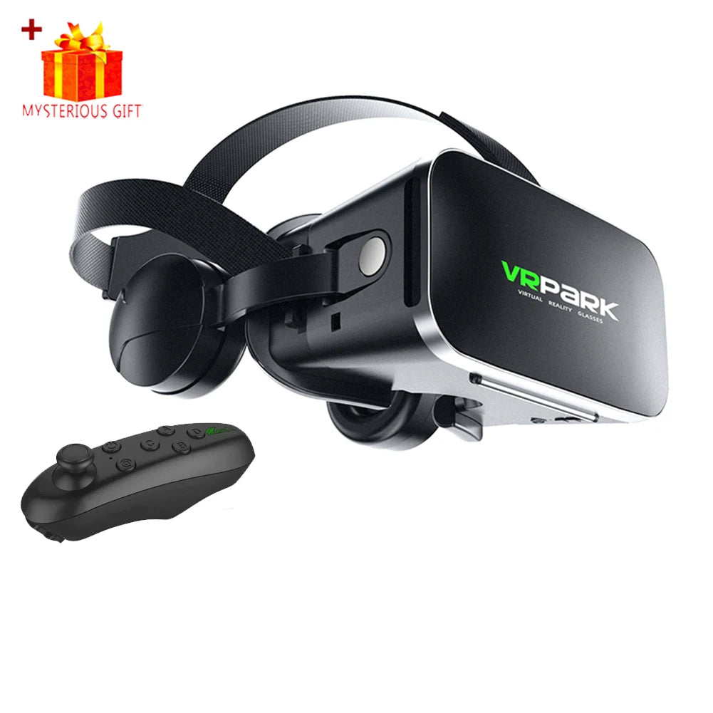 AyeBeau VRPARK J50 VR Headset 3D Glasses – Bluetooth, 110° FOV