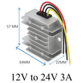 12V to 24V 3A 5A 12Volt to 24Volt Step-up Converter Boost Voltage Regulator for AUTOMOTIVES Car Truck Boat Power Supply Oasis Select 12V to 24V 3A 12V 24V