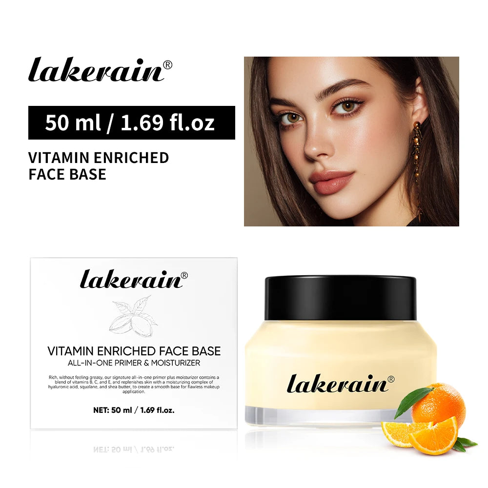 Lakerain Vitamin Enriched Face Base – 2-in-1 Moisturizer & Primer