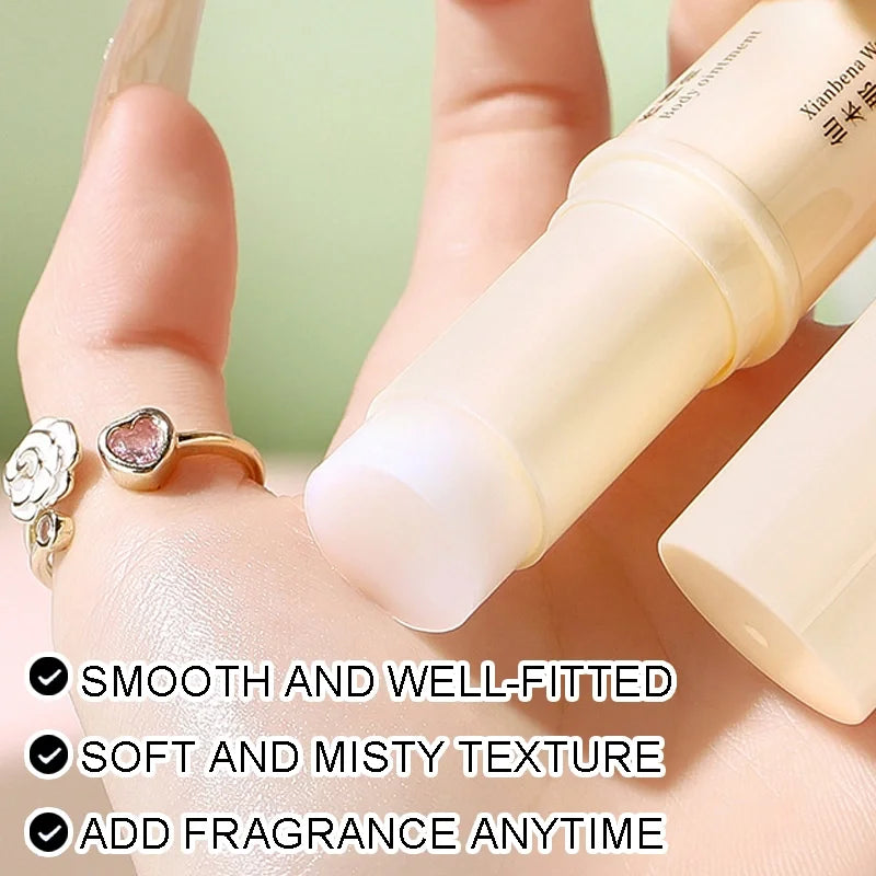 4pcs Portable Body Balm, with 4 Different Fragrances Including Sandalwood, Jasmine, Lavender, Etc., Lasting for 24 Hours Oasis Select