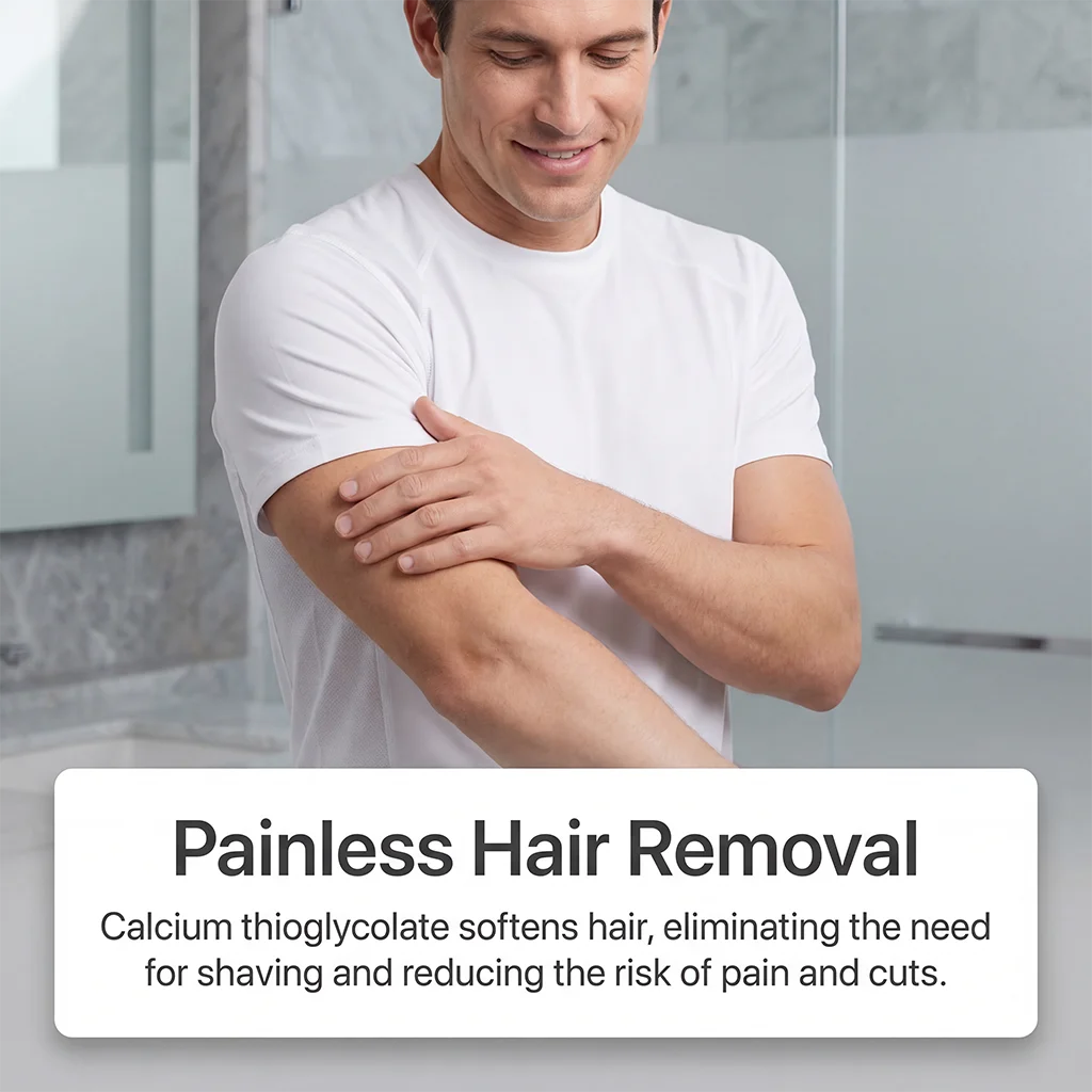 OceAura Men's Painless Hair Removal Cream – Body Depilatory Hair Removal Cream Oasis Select