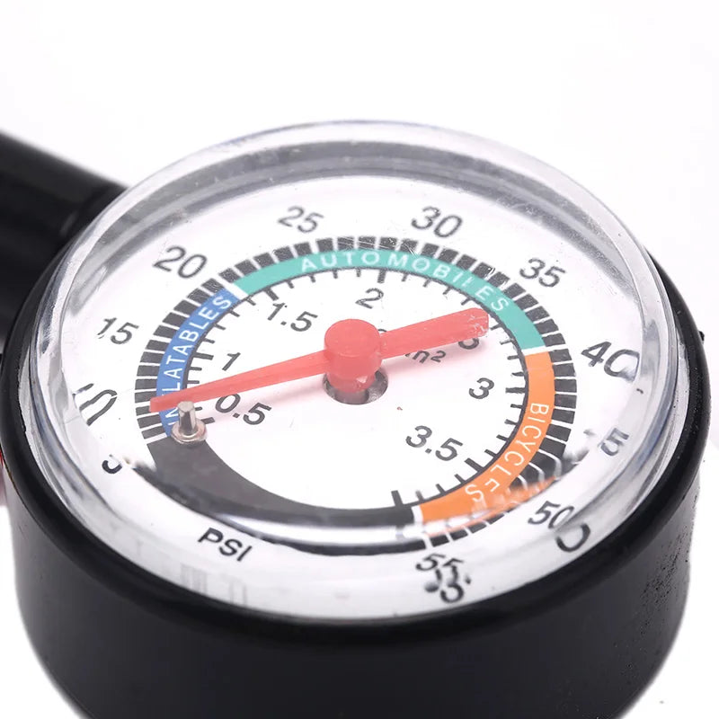 Car Motorcycle 0-50 psi Dial Wheel Tire Tyre Gauge Meter Pressure Measure Tester Oasis Select