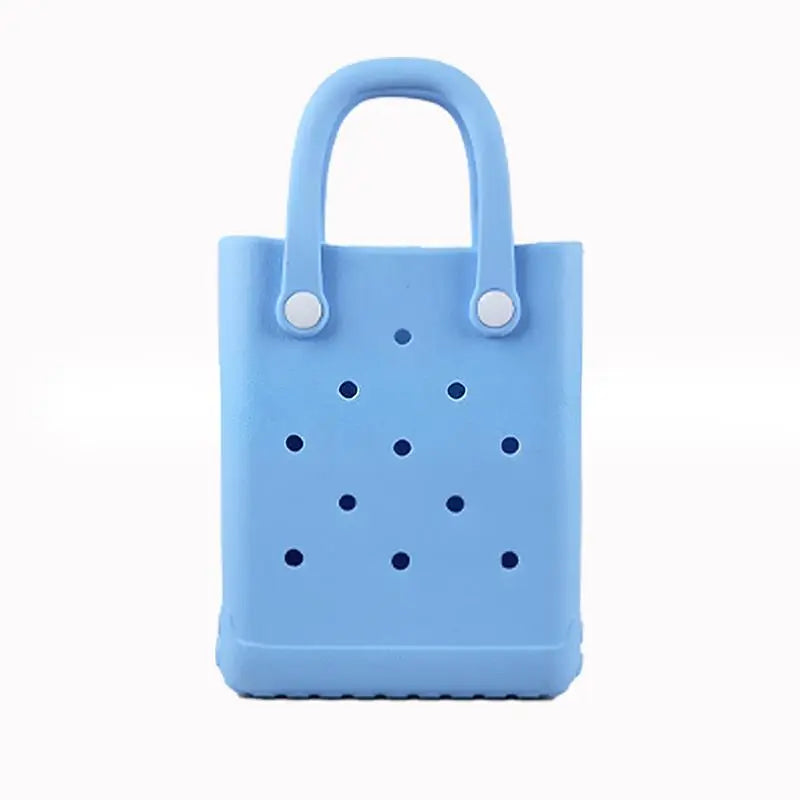 Women Mini Tote Bag EVA Flexible Bag Practical for Vacation Office and Travel Shopping Oasis Select Blue
