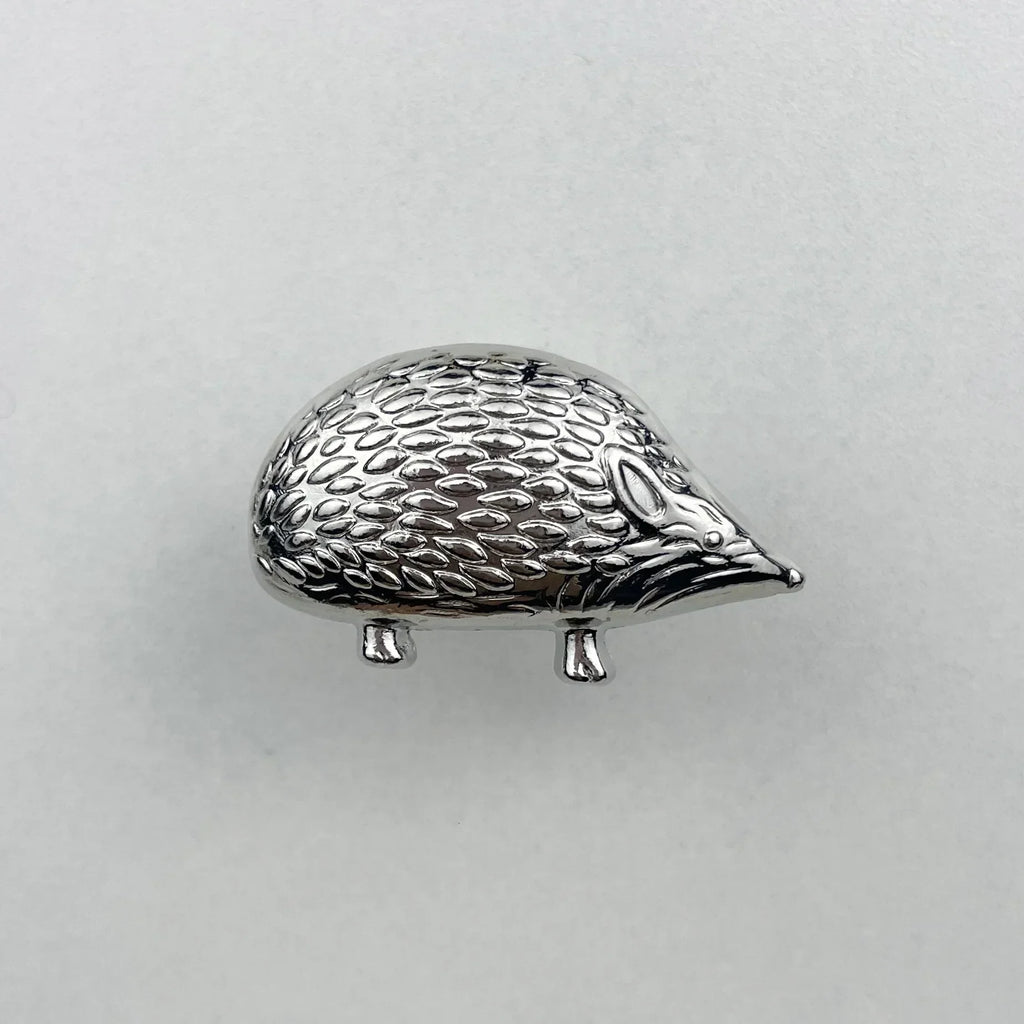 10PC Cute Hedgehog Drawer Knobs Furniture Handle Single Hole Cabinet Door Handle Kitchen Cabinet Wardrobe Handle Oasis Select silvery 10PC