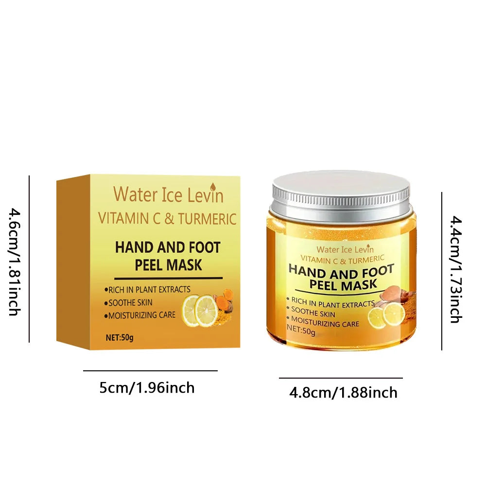 Vitamin C & Turmeric Hand Wax Mask – Brighten & Smooth Skin Hand Wax Mask Oasis Select