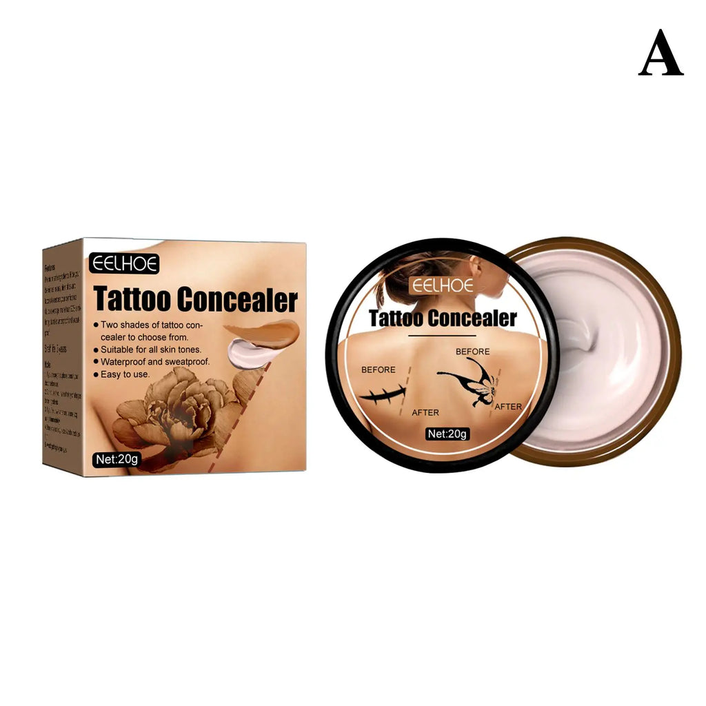 Waterproof Tattoo Concealer Cream – Cover Scars & Birthmarks Body Concealer Cream Oasis Select light