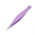 New Super Pointed Acne Clip Acne Needle Grafting Eyelash Clip Blackhead Clip Fake Eyelash Tweezers Lash Tweezers Oasis Select PURPLE