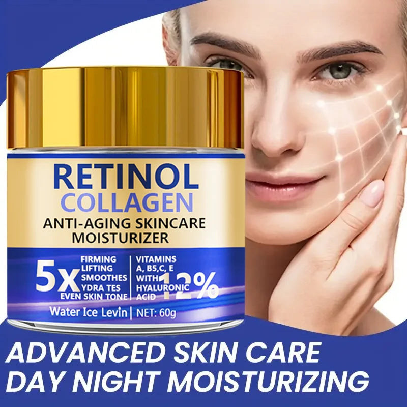 Retinol & Collagen Face Cream 60g | Firming Moisturizer Face Moisturizer Cream Oasis Select