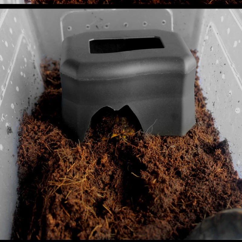 Plastic to avoid water basin reptile water basin tortoise palace Corn snake climb pet drink bowl plastic supplies simulation Oasis Select