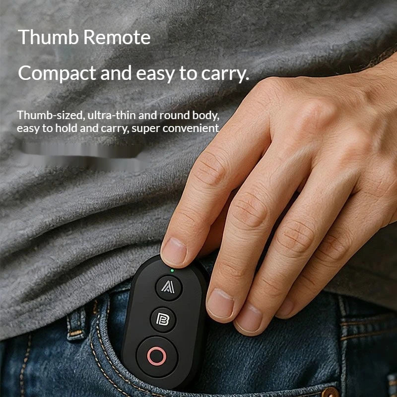 Bluetooth Remote for DJI Osmo, Insta360 & GoPro Cameras