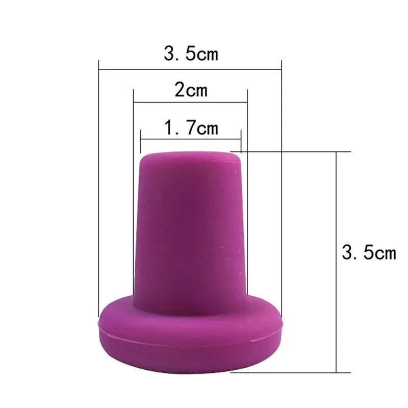 1/2/3/4pcs Silicone Bottle Stoppers Creative Wine Stoppers Bottle Caps Bar Preservation Tools Safe Healthy Home Bar Accessories Oasis Select