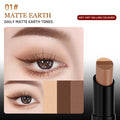 O'CHEAL Three Color Eye Shadow Stick Gradient Delicate Waterproof Long-Lasting Eye Shadow Pen Beauty Shiny Glitter Eye Shadow Oasis Select 01 3.5g