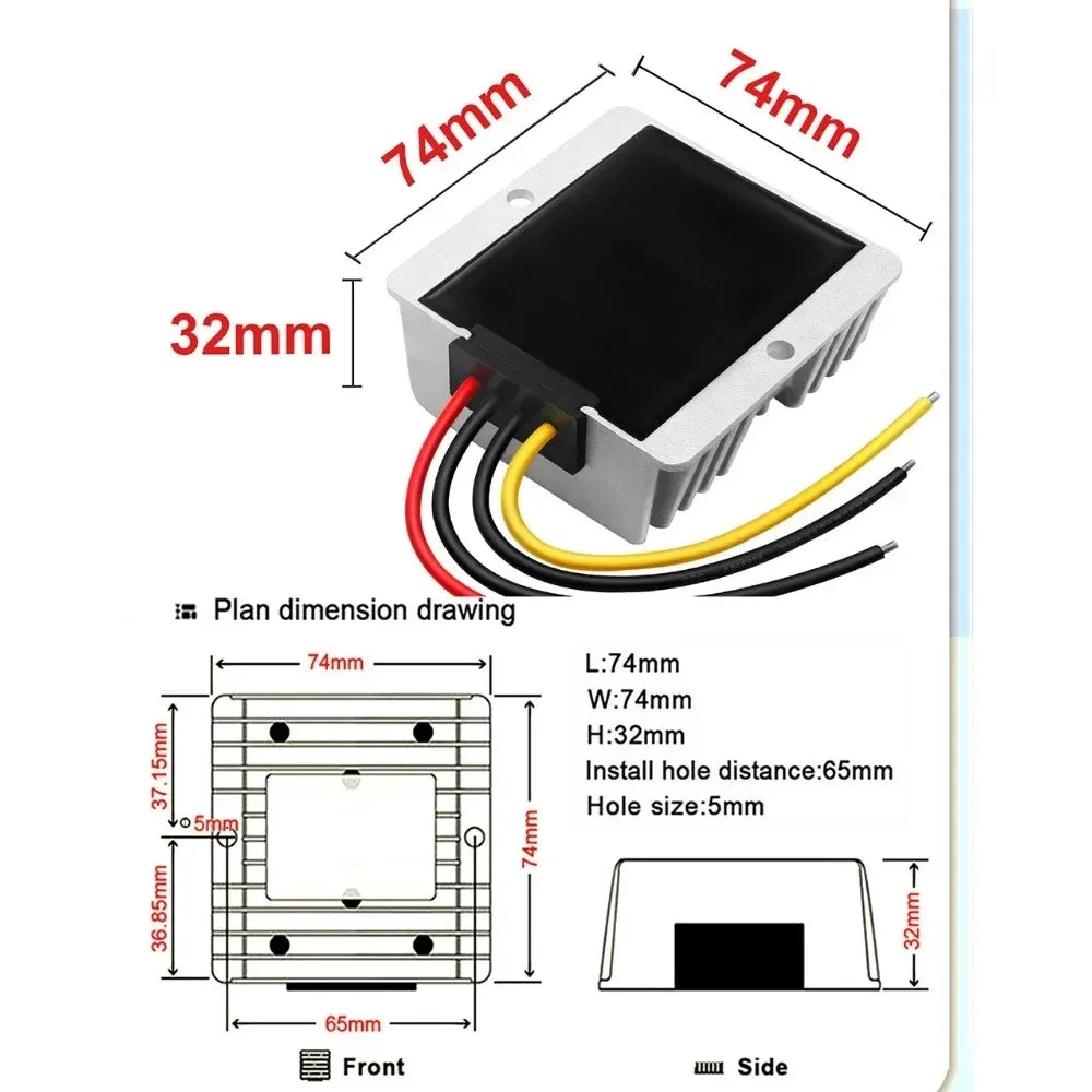 12V 24V to 28V 8A 5A 20A 9V-36V DC DC Charger used for 24V Lead-acid Battery Dual-battery System Boost-Buck Converter Oasis Select