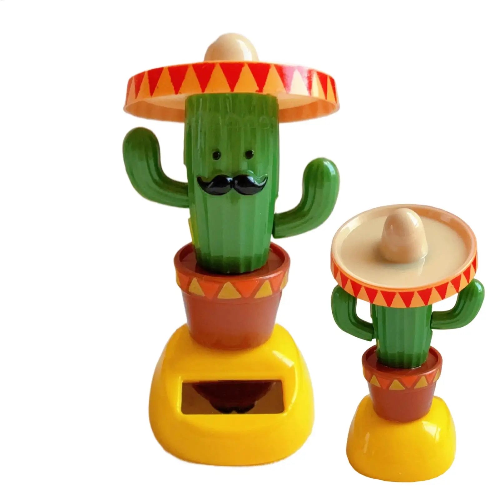 1PC Car Ornaments Solar Ornaments Bobblehead Cactus Shape Ornaments Gift Creative Interior Car Supplies Car Doll Ornaments Oasis Select