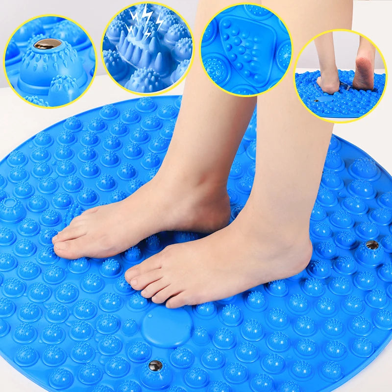 TPE Magnetic Foot Massage Pad | Acupoint Stimulating Mat
