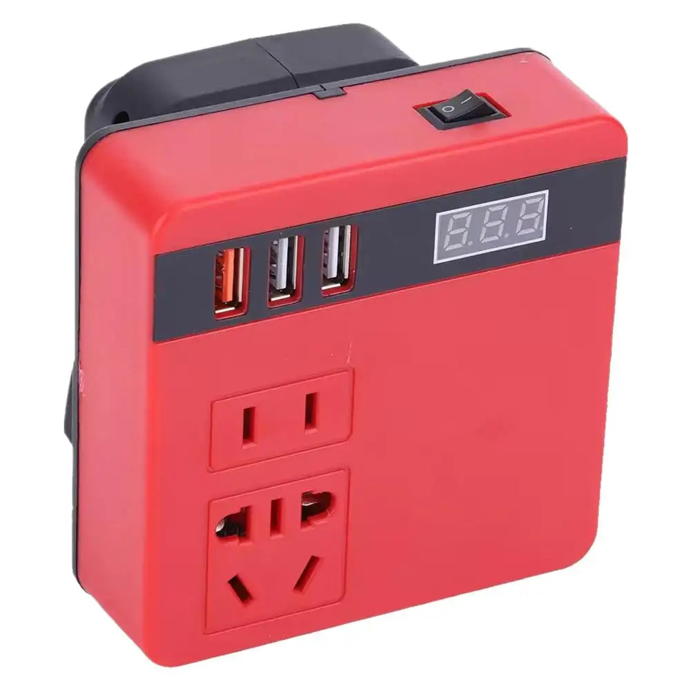 120W Battery Inverter for Makita & DeWalt DC to AC 220V