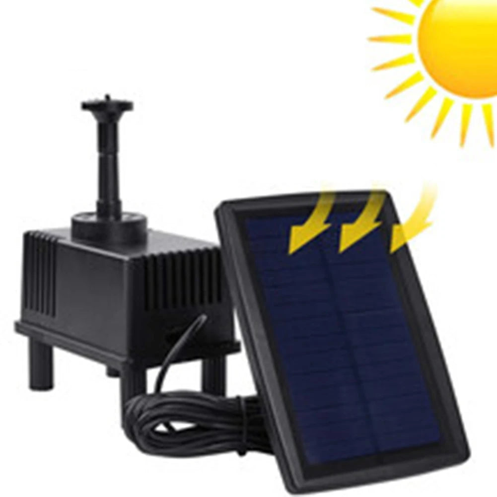 1.5W Solar Submersible Fountain Pump – Pond & Garden Pool Solar Fountain Pump Oasis Select
