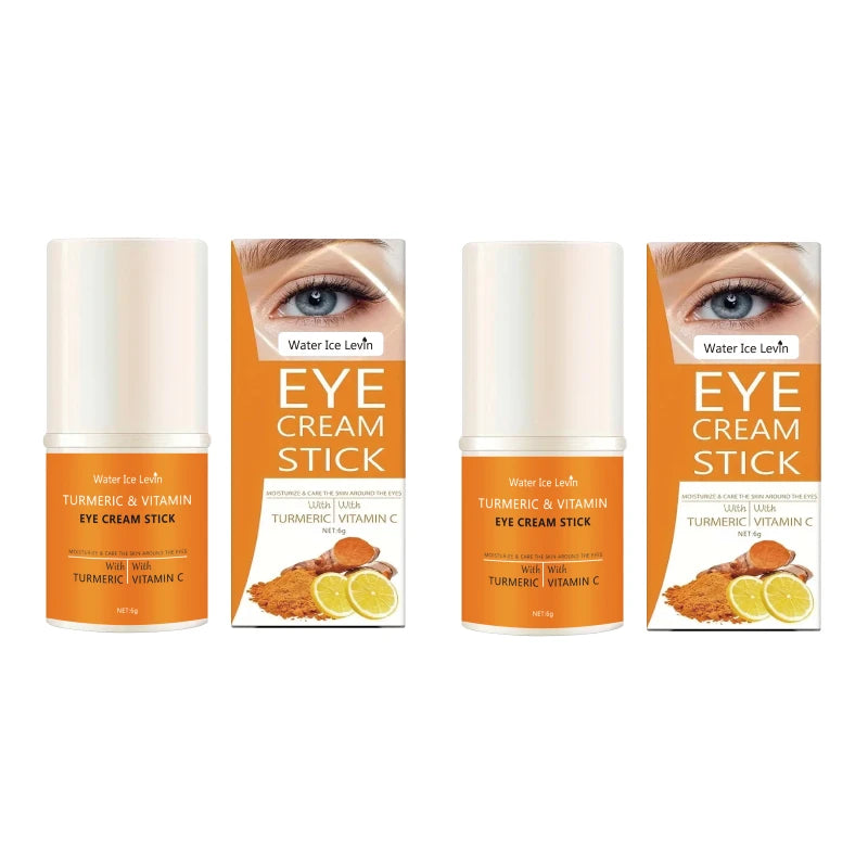 Turmeric vitamin c eye cream stick nourish skin, improve fine lines, relieve eye bags and dark circles, brighten eye skin Oasis Select 6g 2pcs A Box