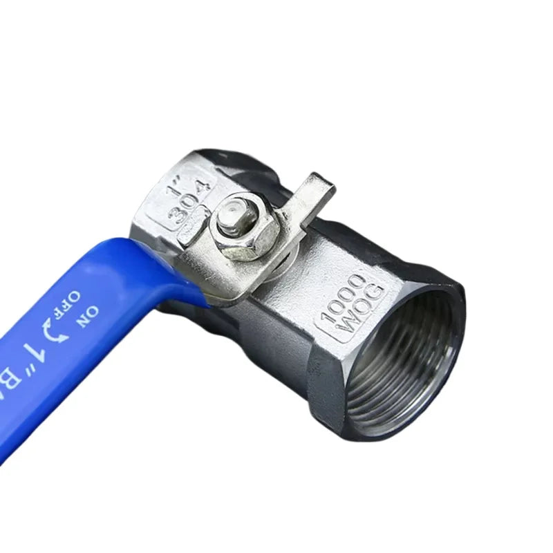 Stainless Steel Ball Valve 1/4 "3/8" 1/2 "3/4" 1/4 "1-1/4" 1-1/2 "internal Thread BSP Threaded Valve with Vinyl Handle Oasis Select
