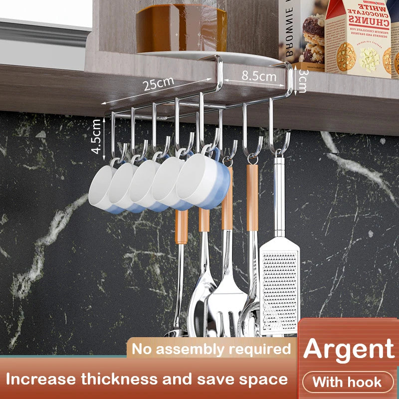 Kitchen Under Cabinet Basket Storage Shelf Cutting Board Rack Kitchen Closet Rack Under Desk Cabinet Office Bathroom Organizers Oasis Select 28