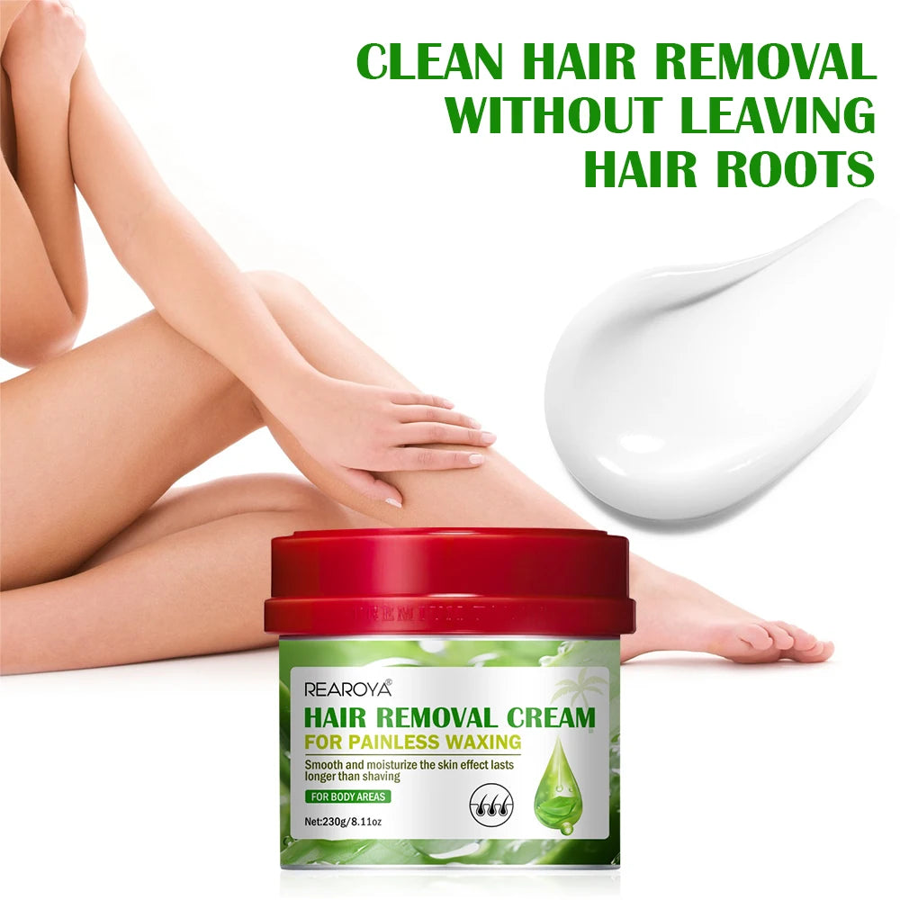 REAROYA Hair Removal Cream – Painless Epilator for Body & Intimate Hair Removal Cream Oasis Select