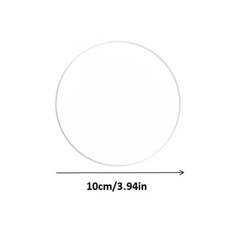 Clear PVC Coasters Non-Slip Waterproof Desktop Protection Pads Drink Coasters Heat-Resistant For Home Kitchen Office Coffee Bar Oasis Select