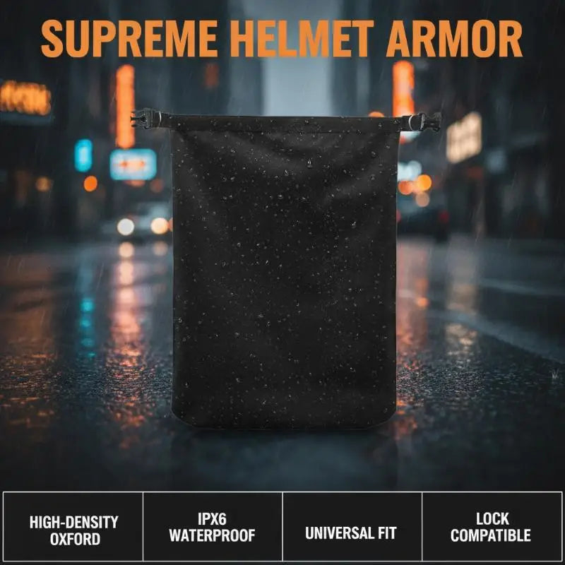 Portable Travel Motorcycle Waterproof Bag With Combination Lock Anti Theft Motorbike Helmet Storage Luggage Tool 1PC Oasis Select