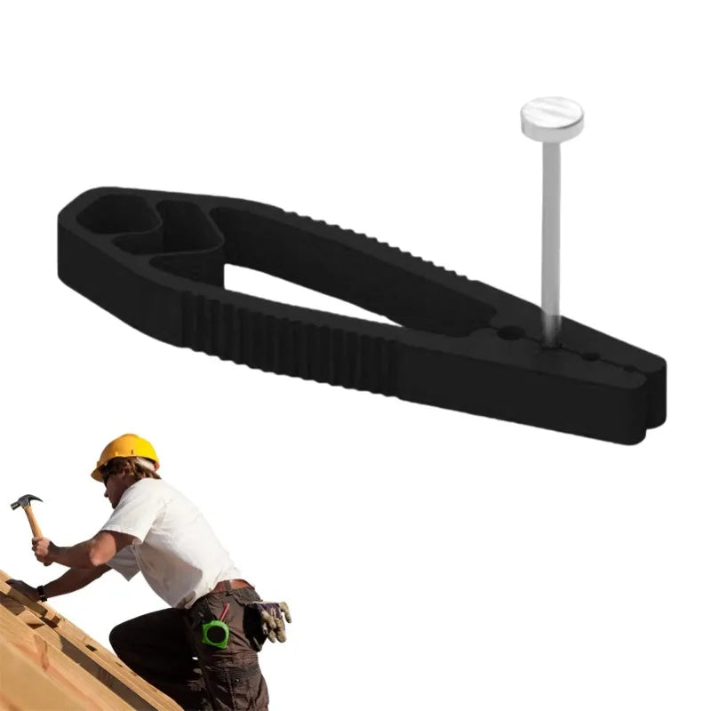 Portable Nail Fixer Tool Woodworking Nail Fixer Plastic Sliding Joint Pliers Protect Fingers for Maintenance and Woodworking Oasis Select