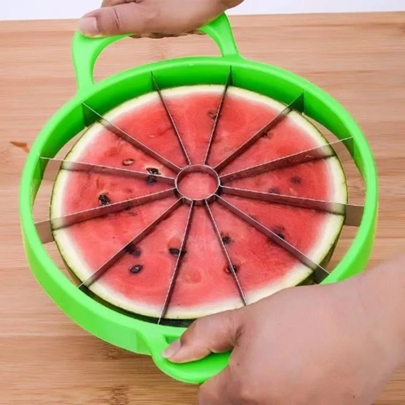 Watermelon Cutting Stainless Steel Fruit Cutter Multifunctional Household Cantaloupe Apple Fruit Slicer Convenient Oasis Select