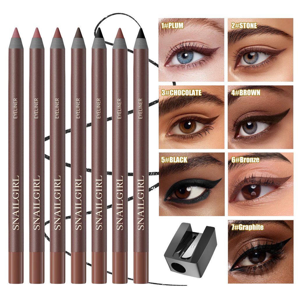 SNAILGIRL Waterproof Gel Eyeliner Pencil – Matte Quick Dry