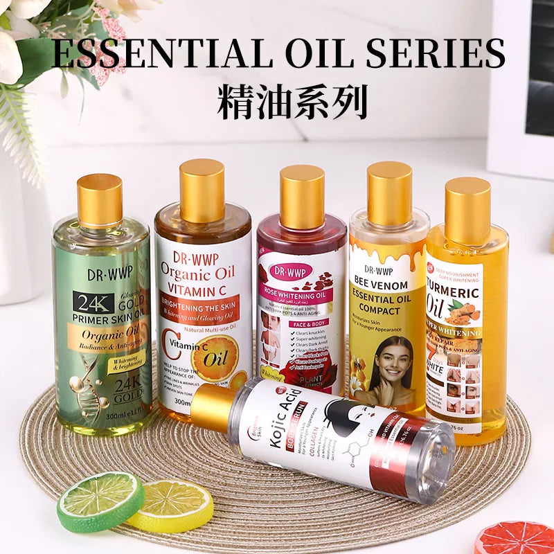 Turmeric Massage Oil – Body SPA, Moisturizing & Scraping 200/300ml Body Massage Oil Oasis Select