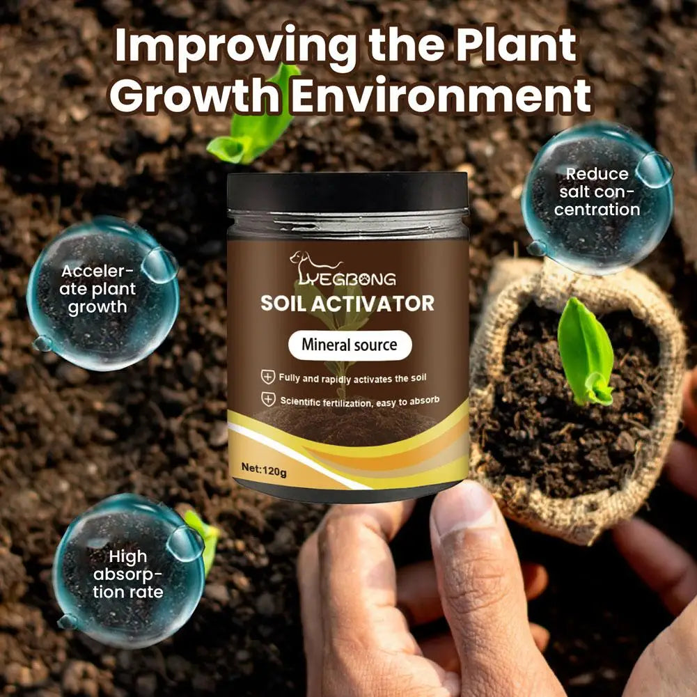 Mineral Source Soil Conditioner Universal Plant Fertilizer For Seedling Growth & Rooting Gardening Essential For Indoor Outdoor Oasis Select