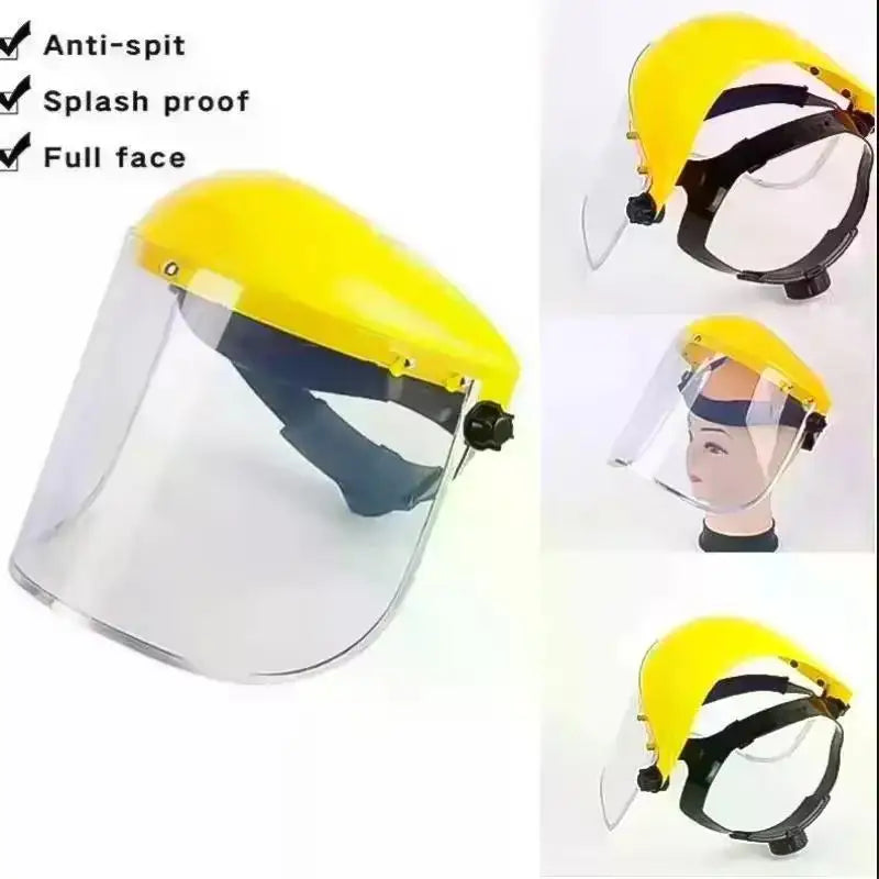 SU Garden Grass Trimmer Weed Wacker Safety Helmet Hat With Full Face Mesh Mask For Logging Brush Cutter Forestry Protection Oasis Select