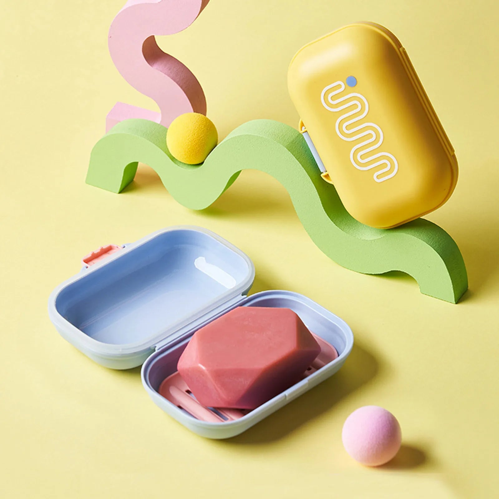 Portable Soap Dish with Lid – Leakproof Travel Soap Box Travel Soap Dish Oasis Select
