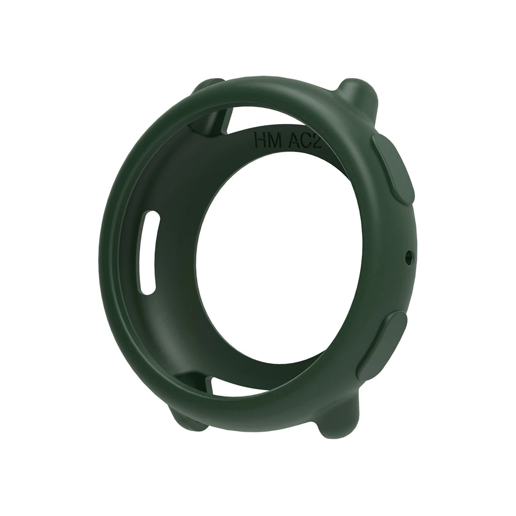 Silicone Case for Amazfit Active 2 – Candy Color Full Cover Smartwatch Case Oasis Select Dark Green