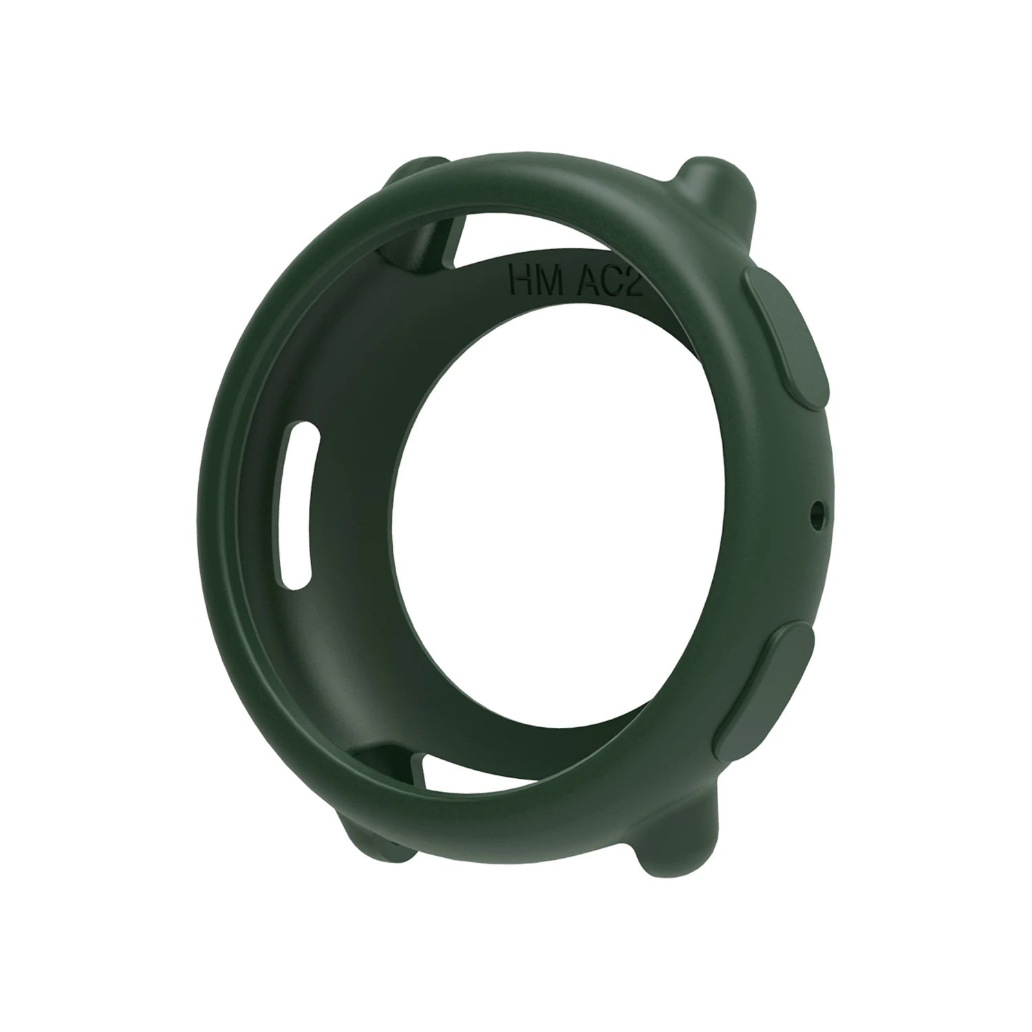 Silicone Case for Amazfit Active 2 – Candy Color Full Cover Smartwatch Case Oasis Select Dark Green