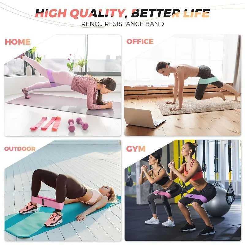 3pcs Yoga Squat Butt Belt Butt Rally Resistance Belt, Butt Lift Ring Elastic Belt Rally Ring Stretch Belt,Christmas Gifts Oasis Select