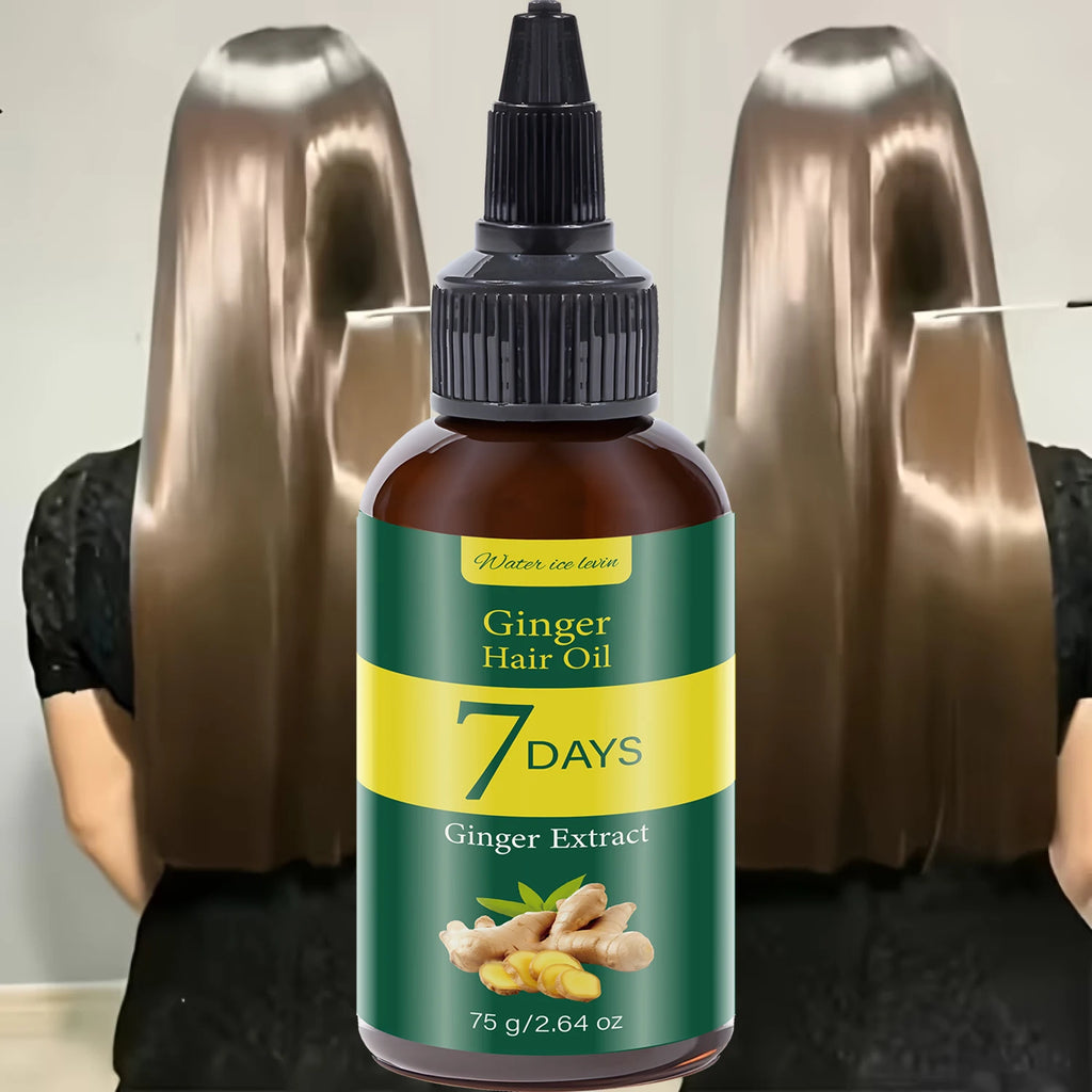 Ginger Hair Oil with Biotin & Keratin – 7-Day Smooth Hair Hair Conditioning Oil Oasis Select