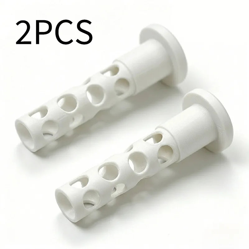 2pcs Hydroponic Plant Fixing Column 3D Printed Hollow Hole Water Plants Support Plants Root Fixer Bottle Vases Hydroponics Decor Oasis Select White 2pcs 7.3x2.8x2.8cm