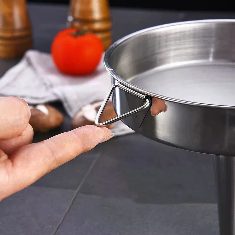 Wide Mouth Metal Funnel Kitchen Accessory for Canning Oil Wine Beer Pouring into Bar Flask Oasis Select