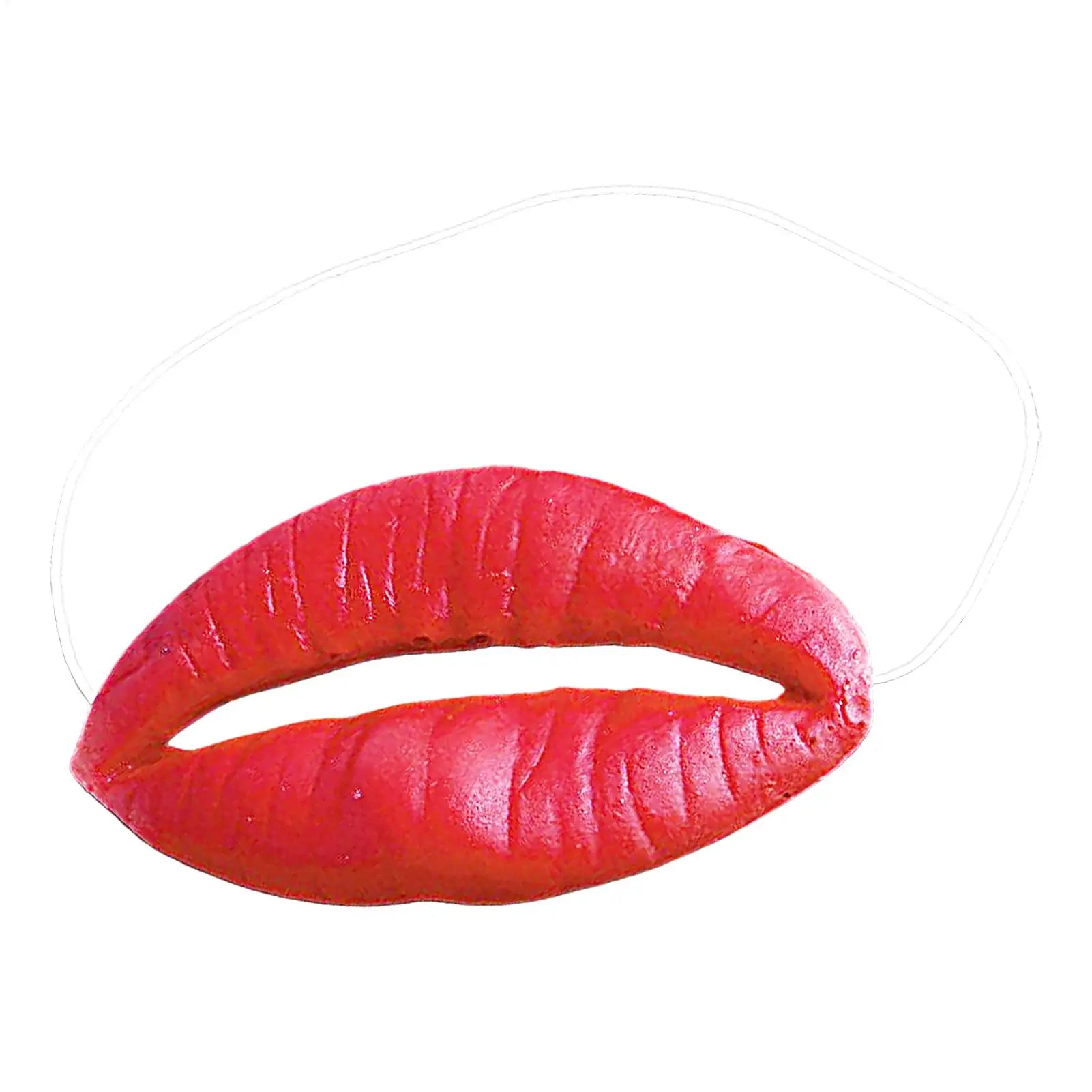 Big Red Lips Latex Mask – Halloween Prank & Party Photo Prop