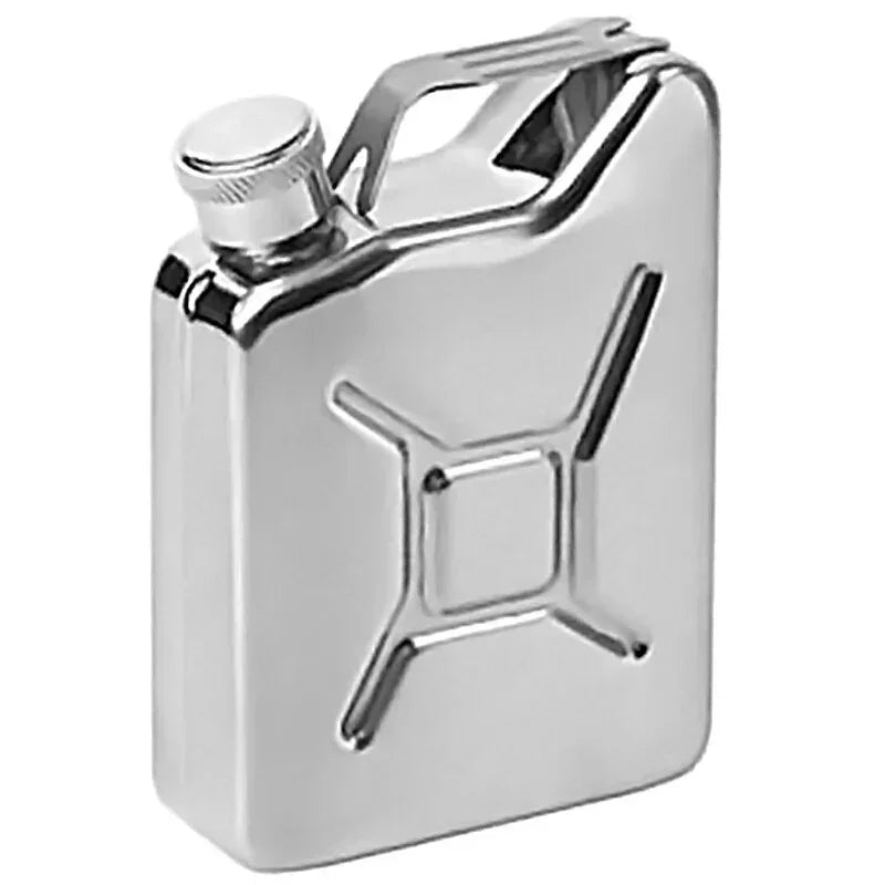 5 oz Hip Flask with Funnel Portable Whisky Wine Pot Creative Stainless Steel Flagon for Whiskey Liquor Personalized Men Gift Oasis Select