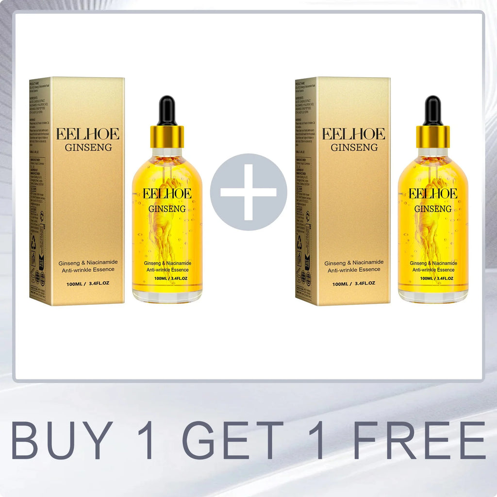 EELHOE Ginseng Essence for Skin Tightening Rejuvenate the Face Moisturing Nourishing Nicotinamide Hyaluronic Acid Facial Serum Oasis Select Buy 1 for 1 Free