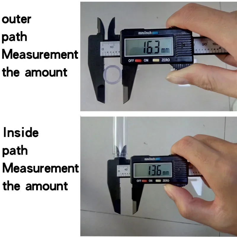 150mm Electronic Digital Caliper Carbon Fiber Dial Vernier Caliper Gauge Micrometer Measuring Tool Digital Ruler Plastic Caliper Oasis Select