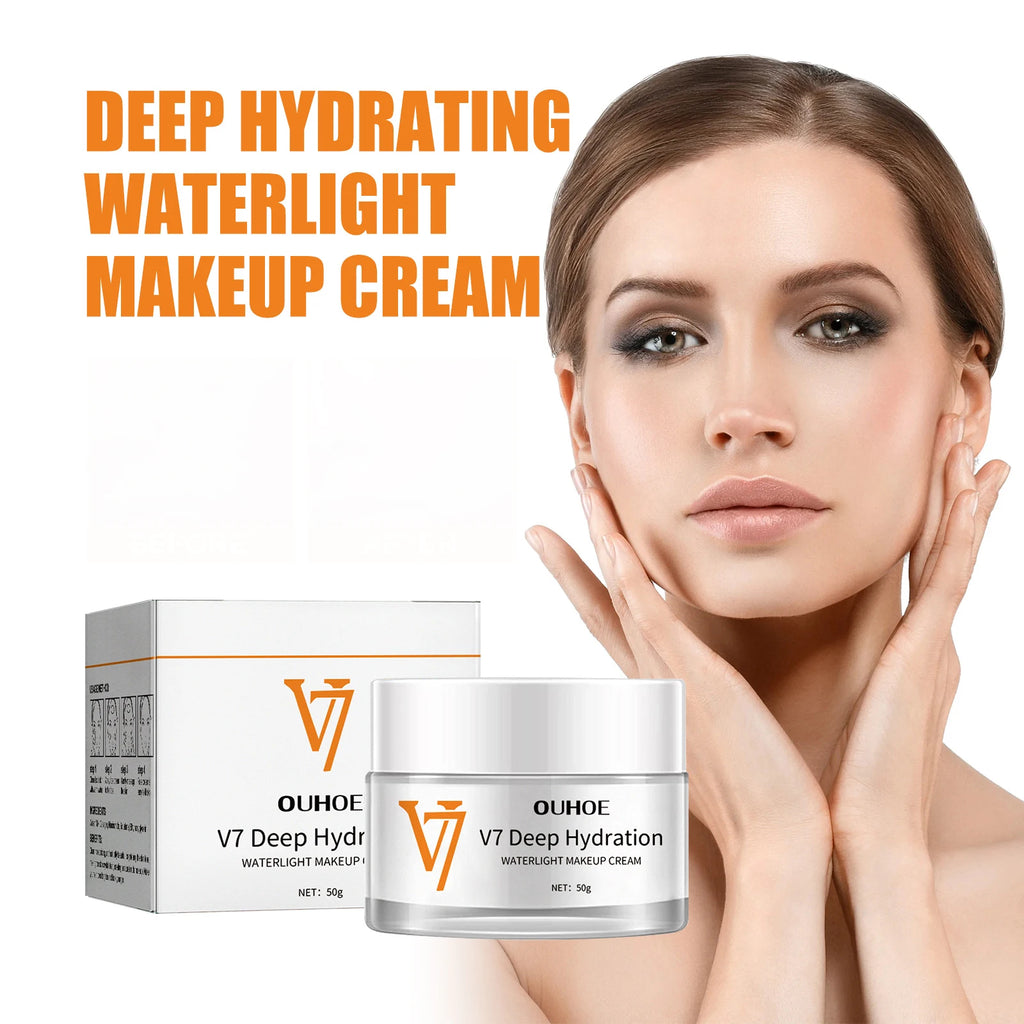 Face Cream Deep Hydration Waterlight Instant Whitening Moisturizing Cream Vitamin H Nourish Brighten Skin Tone Fade Blemishes Oasis Select